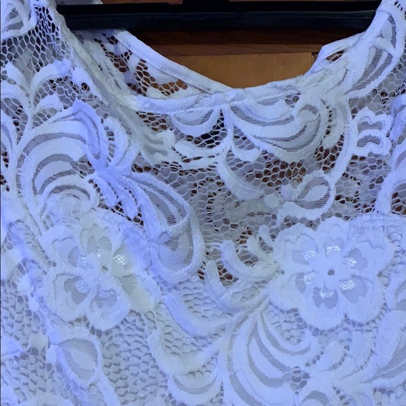 H&M GORGEOUS Lacy White Dress - Picture 3 of 6